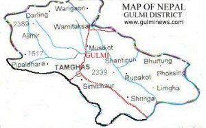 gulmi_district_map