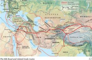 map-of-silk-road