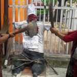 जनकपुरधाममा एमाले अध्यक्ष ओलीको पुत्ला दहन