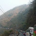 मुग्लिन–नारायणगढ सडकखण्ड भासियो तत्काल सडक सुचारु हुन नसक्ने