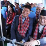 साझाले ल्यायो विद्युतीय बस,काठमाडौंका मेयरसँग प्रधानमन्त्रीको सिंहदरबार यात्रा  !