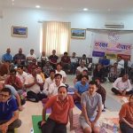 दोहास्थित नेपाली दुतावासमा उत्प्रेरणात्मक योग शिविर
