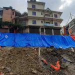 लोकन्थलीमा पुनःपहिरो, सडक भासियो, छ घर उच्च जोखिममा