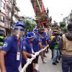 मत्स्येन्द्रनाथको रथलाई सोह्रखुट्टे पुर्याइयो