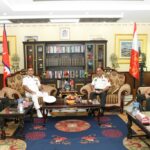 भारतको नेशनल डिफेन्स कोर्षको भ्रमण दलद्वारा जंगी अड्‍डा भ्रमण